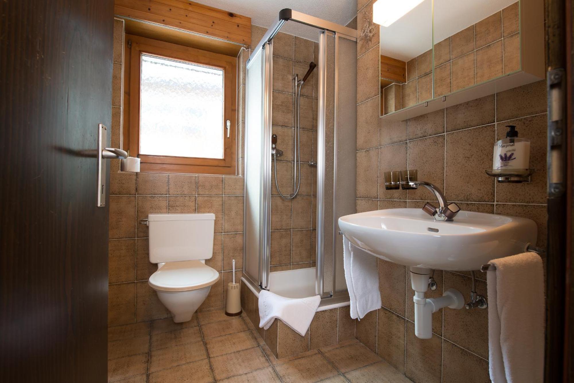 Haus Alba Apartment Saas-Almagell Ruang foto