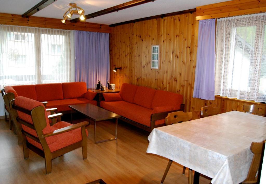 Haus Alba Apartment Saas-Almagell Ruang foto